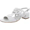 Easy Street Catrin Womens Faux Leather Slingback Heels In Multi