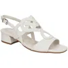 Easy Street Catrin Womens Slingback Open Toe Heels In White
