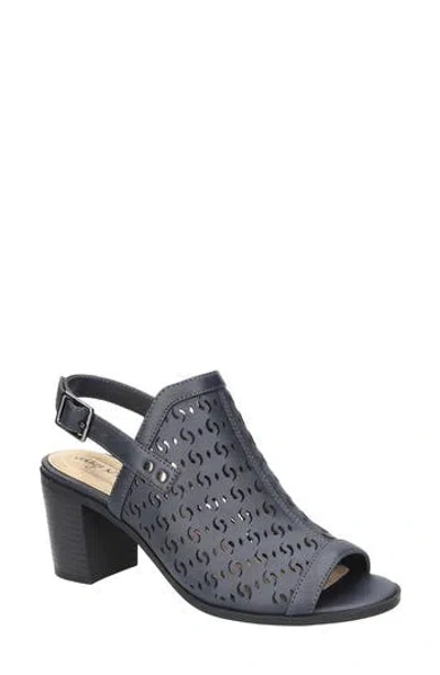 Easy Street Womens Chellie Heeled Sandals In Blue