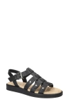 Easy Street Chirp Quarter Strap Gladiator Sandal In Black