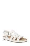 Easy Street Chirp Quarter Strap Gladiator Sandal In White