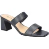 Easy Street Clovelle Womens Block Heel Manmade Slide In Blue