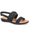 Easy Street Cohen Slingback Sandals In Black