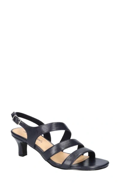 Easy Street Como Strappy Sandal In Navy