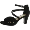 Easy Street Crissa Womens Faux Suede Open Toe Strappy Sandals In Multi