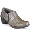 Easy Street Darcy Womens Round Slip-on Shoe In Grey Combo