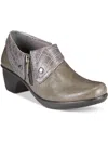 Easy Street Darcy Womens Faux Leather Slip On Shooties In Multi