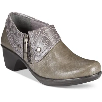 EASY STREET DARCY WOMENS FAUX LEATHER SLIP ON SHOOTIES