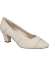 Easy Street Datia Womens Cushioned Footbed Canvas Pumps In Multi