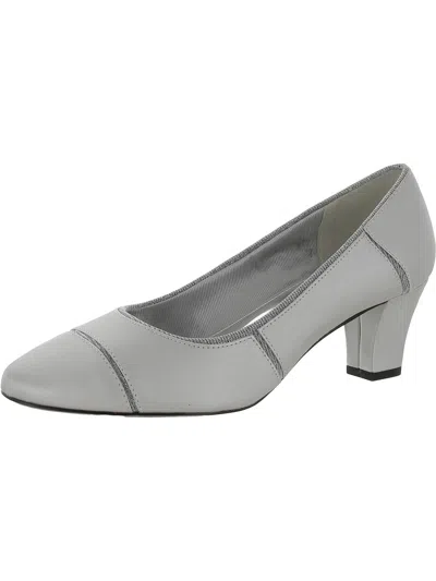 Easy Street Datia Womens Satin Shimmer Pumps In Multi