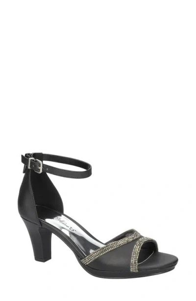 Easy Street Davina Ankle Strap Sandal In Black