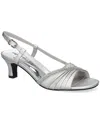 Easy Street Delite Dress Sandals In Gray