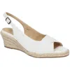 EASY STREET DEVLIN WOMENS PEEP TOE ANKLE STRAP WEDGE SANDALS