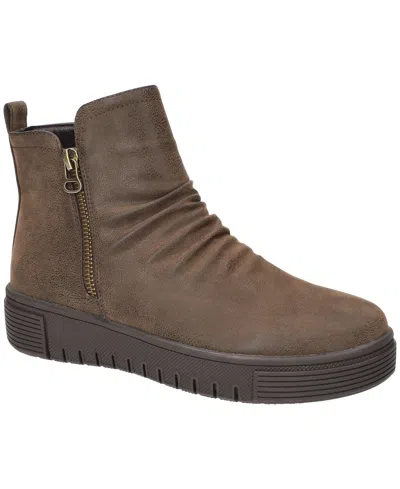 Easy Street Easy Women's Street Estella Slip Resistant Ankle Boots In Brown