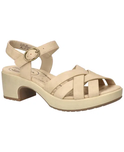 Easy Street Easy Works Miyah Slip-resistant Sandals In Bone