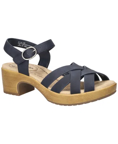Easy Street Easy Works Miyah Slip-resistant Sandals In Navy