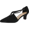 Easy Street Elegance Womens Faux Leather Pointed Toe Pumps In Multi