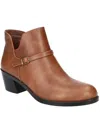 Easy Street Ellery Womens Faux Leather Ankle Booties In Multi