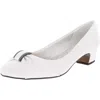 Easy Street Eloise Womens Faux Leather Dressy Block Heel