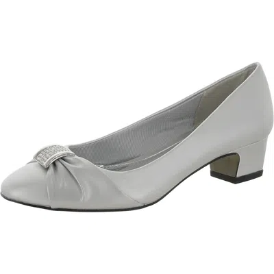 Easy Street Eloise Womens Metallic Slip-on Pumps In Multi
