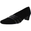 EASY STREET ENTICE WOMENS FAUX SUEDE COMFORT DRESS HEELS