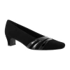 Easy Street Entice Womens Square Stiletto Heel Pumps In Black