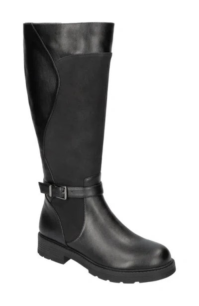 EASY STREET EASY STREET ERICA MIXED MEDIA EQUESTRIAN BOOT