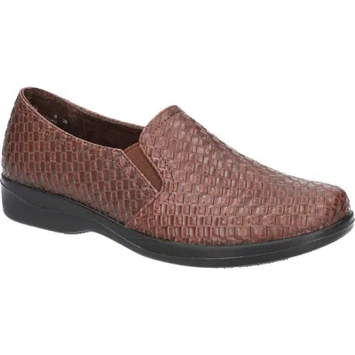Easy Street Women's Eternity Comfort Flats In Tan Woven