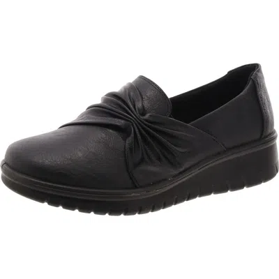 EASY STREET FAITH WOMENS LEATHER SLIP ON CASUAL AND FASHION SNEAKERS