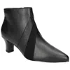 Easy Street Falcon Womens Block Heel Man Made Ankle Boots In Multi