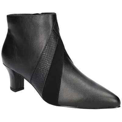 Easy Street Falcon Womens Block Heel Man Made Ankle Boots In Multi