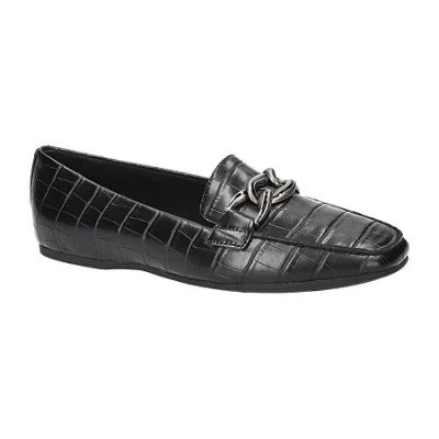 Easy Street Femi Womens Moc Closed Toe Slip-on Shoe In Black