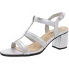 EASY STREET FIESTA WOMENS BUCKLE FAUX LEATHER SLINGBACK SANDALS