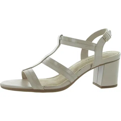 EASY STREET FIESTA WOMENS PATENT CAGED SLINGBACK SANDALS