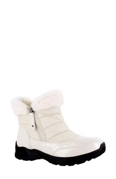 Easy Street Frosty Faux Fur Boot In Winter White