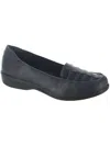 EASY STREET GENESIS WOMENS FAUX LEATHER SLIP-ON LOAFERS
