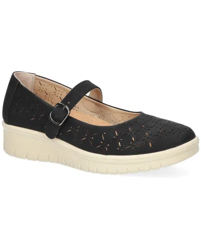 Easy Street Gertie Comfort Mary Janes In Black