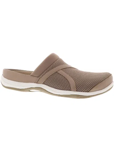 Easy Street Get Up Womens Mesh Slip On Mules In Grey