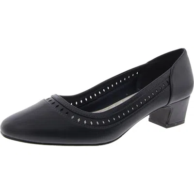 Easy Street Giana Womens Man Made Pumps In Blue