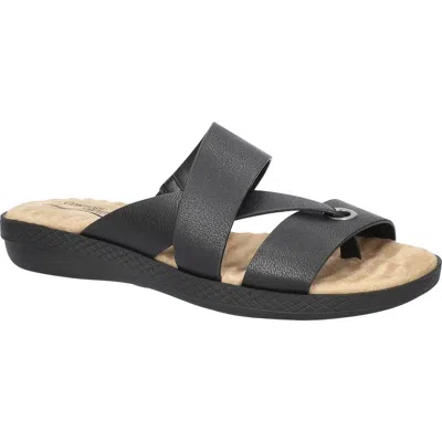 Easy Street Womens Gulf Slide Sandals In Black