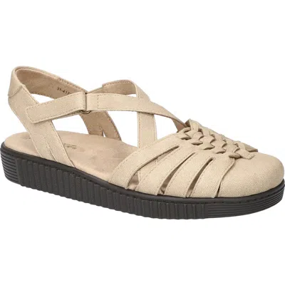 Easy Street Hue Slingback Sandal In Taupe