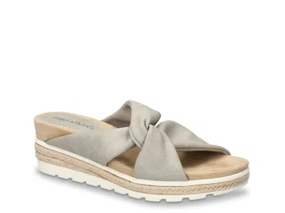 Easy Street Ja Wedge Sandal In Gray