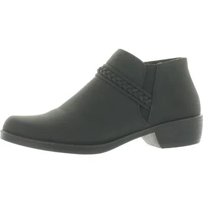 Easy Street Jalia Womens Dressy Padded Insole Ankle Boots In Black