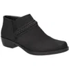 Easy Street Jalia Womens Laceless Slip On Booties In Black