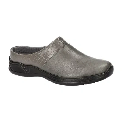 Easy Street Janalee Womens Round Closed Toe Slip-on Shoe In Gray
