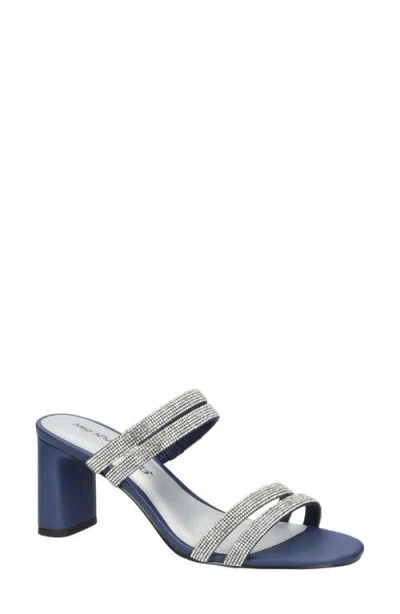 Easy Street Jemma Slide Sandal In Blue