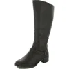 EASY STREET JEWEL WOMENS FAUX-LEATHER TALL KNEE-HIGH BOOTS