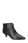 Easy Street Jinx Pointed Toe Kitten Heel Bootie In Black