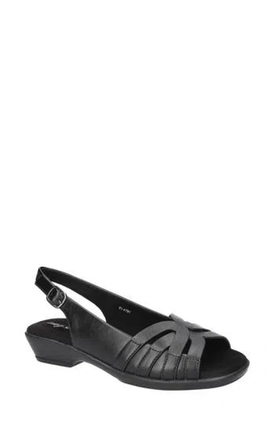 Easy Street Jovita Slingback Sandal In Black