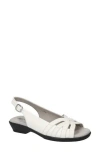 Easy Street Jovita Slingback Sandal In White